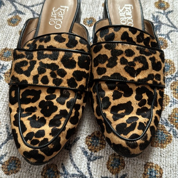 Franco Sarto Leopard Mules size 7 - Picture 3 of 5